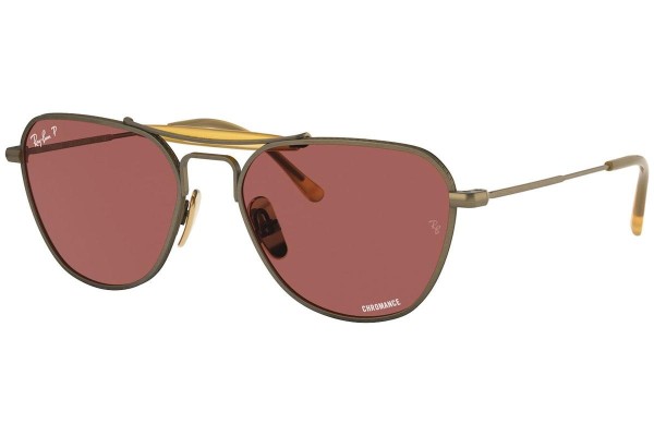 Slnečné okuliare Ray-Ban Chromance Collection RB8064 9207AL Polarized Špeciálne Hnedé