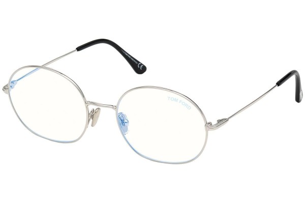 Okuliare Tom Ford FT5701-B 016 Okrúhle Strieborné