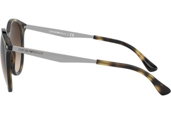 Slnečné okuliare Emporio Armani EA4148 508913 Okrúhle Havana