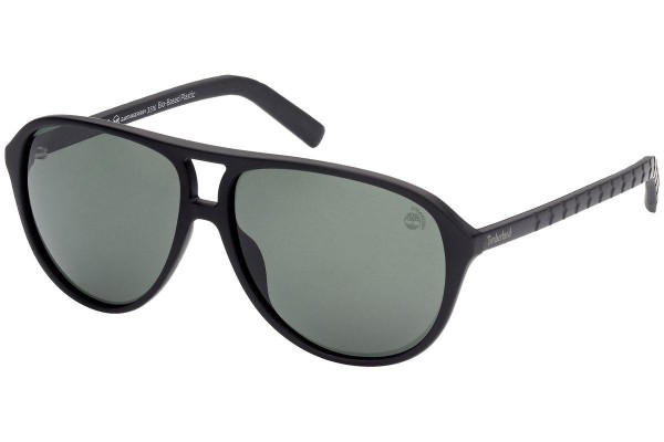 Slnečné okuliare Timberland TB9224 02R Polarized Pilot Čierne