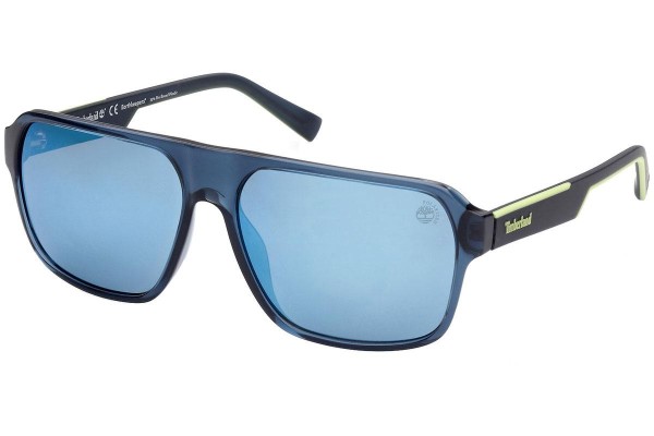 Slnečné okuliare Timberland TB9254 90D Polarized Obdĺžníkové Modré