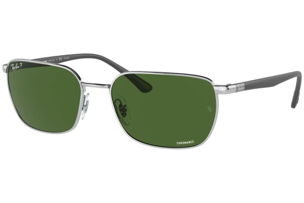 Slnečné okuliare Ray-Ban Chromance Collection RB3684CH 003/P1 Polarized Obdĺžníkové Strieborné