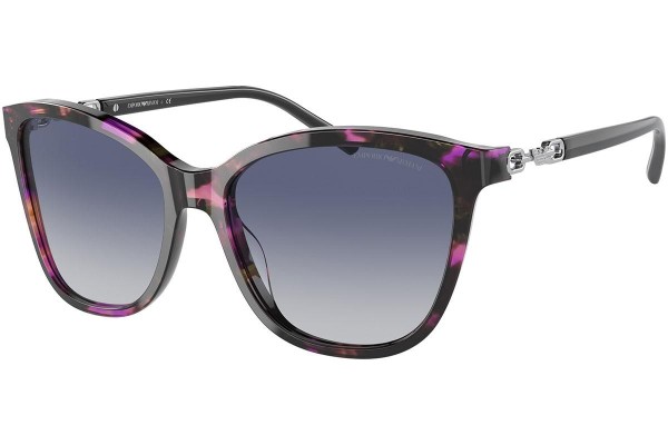 Slnečné okuliare Emporio Armani EA4173 58634L Cat Eye Fialové