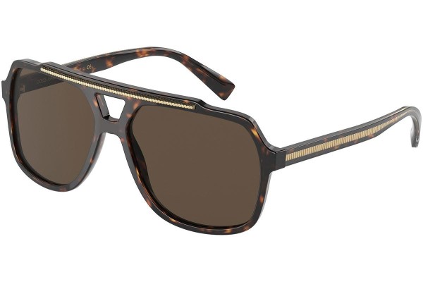 Slnečné okuliare Dolce & Gabbana DG4388 502/73 Pilot Havana