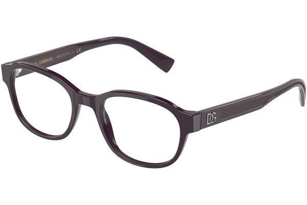 Okuliare Dolce & Gabbana DG3339 3332 Okrúhle Červené