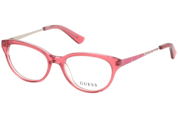 Okuliare Guess GU9185 072 Cat Eye Ružové