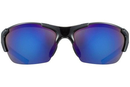 Slnečné okuliare uvex blaze III set Black / Blue S3,S1,S0 Obdĺžníkové Čierne