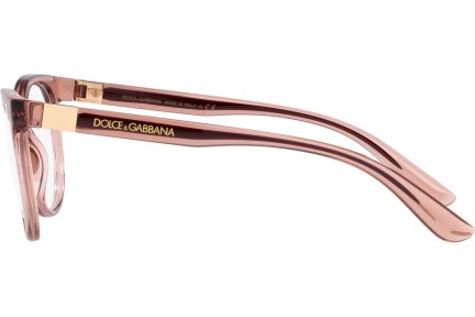 Okuliare Dolce & Gabbana DG5084 3148 Cat Eye Ružové