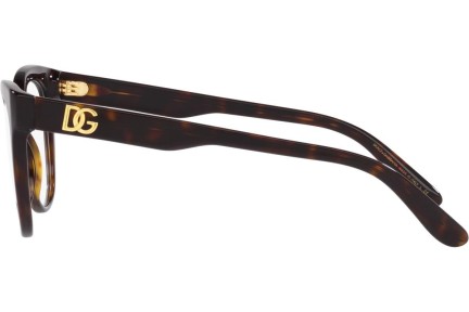 Okuliare Dolce & Gabbana DG3353 502 Okrúhle Havana