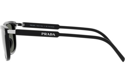 Slnečné okuliare Prada PR18YS 1AB03R Polarized Obdĺžníkové Čierne