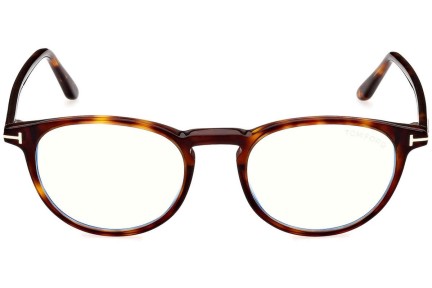 Okuliare Tom Ford FT5803-B 054 Okrúhle Havana