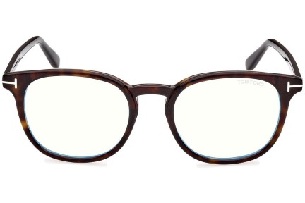 Okuliare Tom Ford FT5819-B 052 Okrúhle Havana