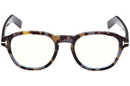 Okuliare Tom Ford FT5821-B 056 Okrúhle Havana