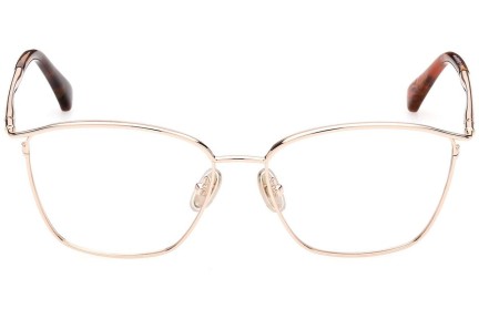 Okuliare Max Mara MM5056 028 Obdĺžníkové Zlaté