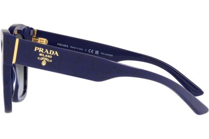 Slnečné okuliare Prada PR17ZS 18D5W1 Polarized Squared Modré