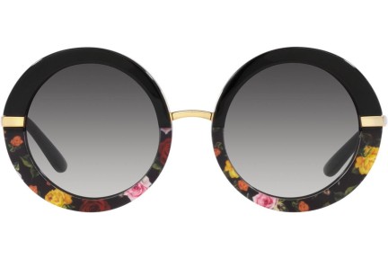 Slnečné okuliare Dolce & Gabbana DG4393 34008G Okrúhle Čierne