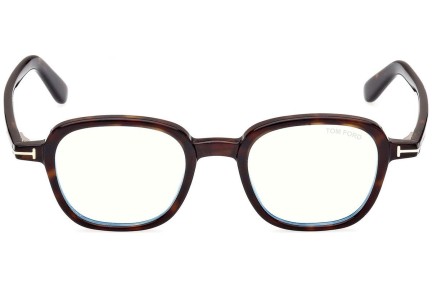 Okuliare Tom Ford FT5837-B 052 Okrúhle Havana