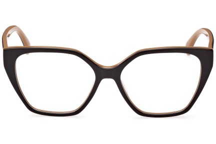 Okuliare Max Mara MM5085 050 Squared Hnedé