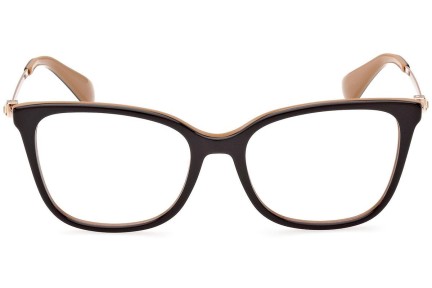 Okuliare Max Mara MM5079 050 Squared Hnedé