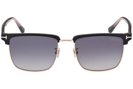 Slnečné okuliare Tom Ford FT0997-H 02D Polarized Browline Čierne