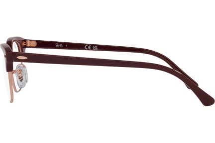 Okuliare Ray-Ban Clubmaster RX5154 8230 Browline Červené