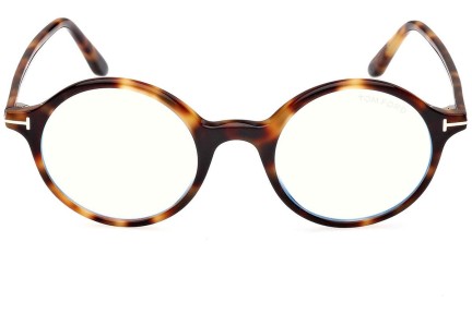 Okuliare Tom Ford FT5834-B 053 Okrúhle Havana