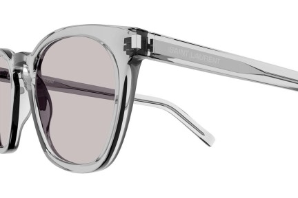 Slnečné okuliare Saint Laurent SL28 043 Squared Sivé