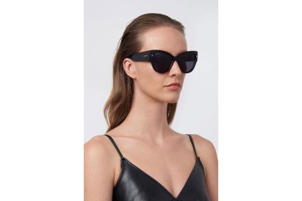 Slnečné okuliare Dsquared2 D20016/S 2M2/IR Cat Eye Čierne