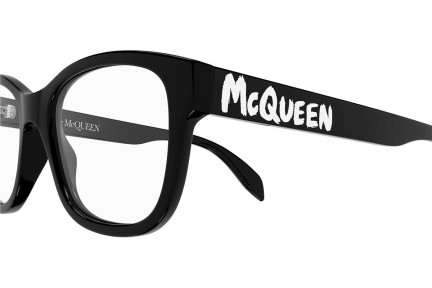 Okuliare Alexander McQueen AM0350O 001 Squared Čierne