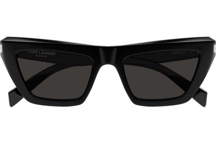 Slnečné okuliare Saint Laurent SL467 001 Squared Čierne