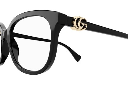 Okuliare Gucci GG1075O 004 Squared Čierne