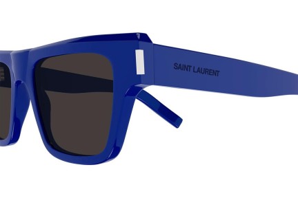 Slnečné okuliare Saint Laurent SL469 003 Flat Top Modré