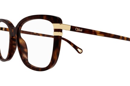 Okuliare Chloe CH0119O 002 Squared Havana