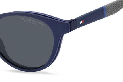 Okuliare Tommy Hilfiger TH1902/CS PJP/C3 Polarized Okrúhle Modré