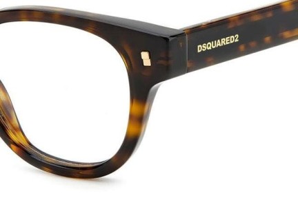 Okuliare Dsquared2 D20057 086 Okrúhle Havana