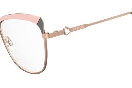 Okuliare Love Moschino MOL602 1B4 Cat Eye Zlaté