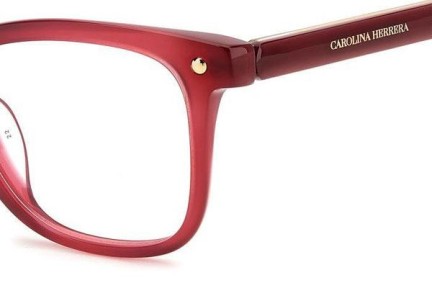 Okuliare Carolina Herrera HER0084/G LHF Obdĺžníkové Červené