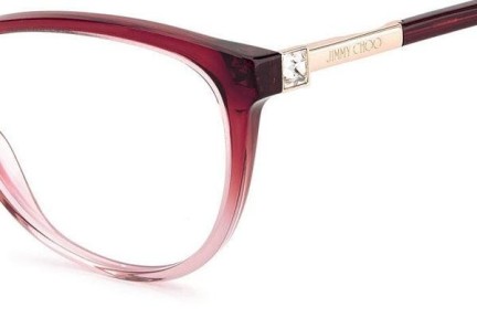 Okuliare Jimmy Choo JC287 7W5 Cat Eye Červené