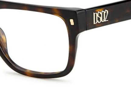 Okuliare Dsquared2 D20036 086 Flat Top Havana