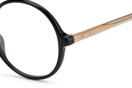 Okuliare Jimmy Choo JC344 807 Okrúhle Čierne