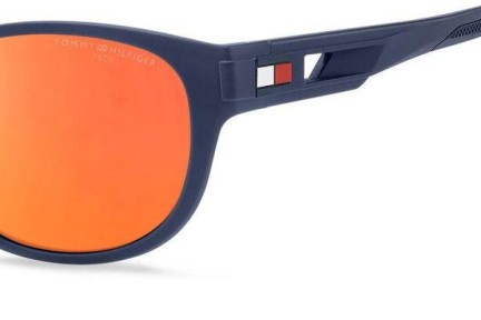 Slnečné okuliare Tommy Hilfiger TH1912/S FLL/B8 Okrúhle Modré