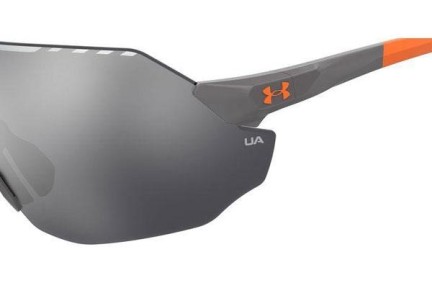 Slnečné okuliare Under Armour UAHALFTIME KB7/QI Jednoliate | Shield Sivé