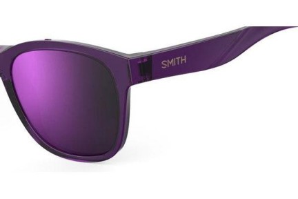 Slnečné okuliare Smith CAPER 141/DF Polarized Squared Fialové