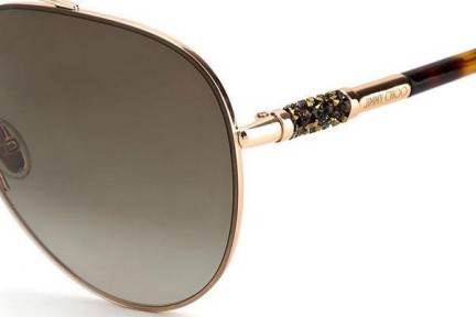 Slnečné okuliare Jimmy Choo GRAY/S 06J/HA Pilot Zlaté