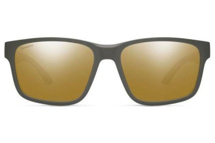 Slnečné okuliare Smith BASECAMP FRE/QE Polarized Squared Sivé