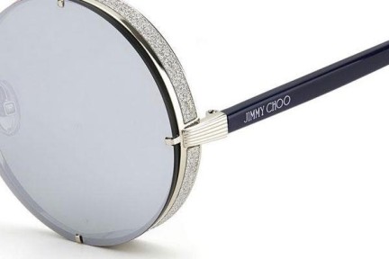 Slnečné okuliare Jimmy Choo LILO/S 010/DC Okrúhle Strieborné