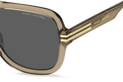 Slnečné okuliare Marc Jacobs MARC637/S HAM/IR Pilot Béžové