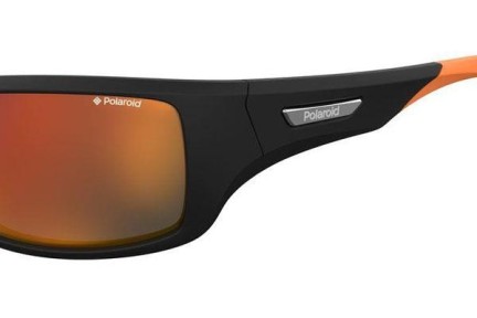 Slnečné okuliare Polaroid Sport Active Collection PLD7013/S CAX/OZ Polarized Obdĺžníkové Čierne