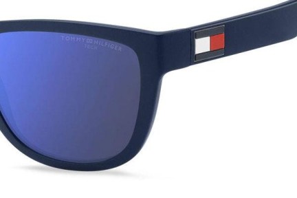 Slnečné okuliare Tommy Hilfiger TH1557/S FLL/ZS Obdĺžníkové Modré