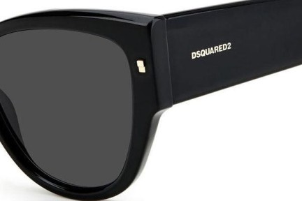 Slnečné okuliare Dsquared2 D20016/S 2M2/IR Cat Eye Čierne